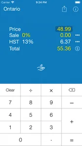 Sales Tax CANADA Calculation screenshot 0