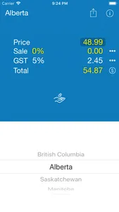 Sales Tax CANADA Calculation screenshot 3