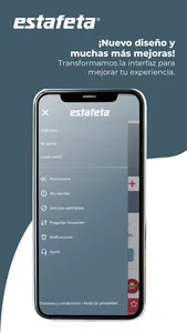 Estafeta móvil screenshot 2