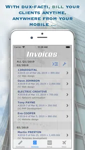 Estimates & Invoices Dux-facti screenshot 0