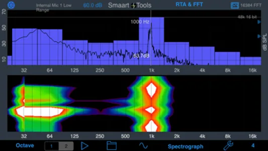 SmaartTools Single Channel RTA screenshot 1