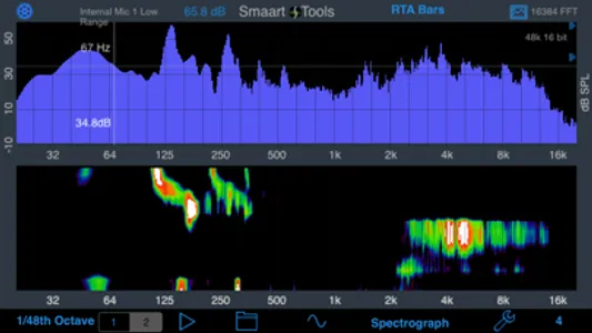 SmaartTools Single Channel RTA screenshot 2