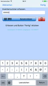 Inventarisierung mit Barcode screenshot 2