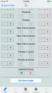 Wrestling Game & Player Stats screenshot 1