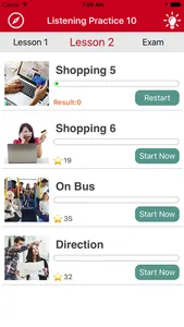 English listening practice 11a screenshot 1