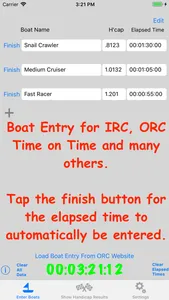 Sailing Handicap Calculator screenshot 0