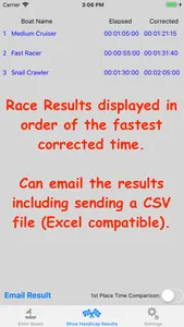 Sailing Handicap Calculator screenshot 3