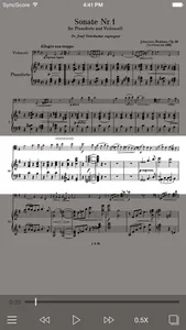 Brahms Cello Sonatas screenshot 0