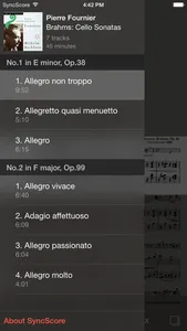 Brahms Cello Sonatas screenshot 2