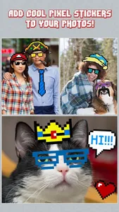 InstaPix Photo Editor - 8 Bit Pixel Stickers for your Pictures screenshot 0