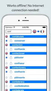 Offline English French Dictionary (Dictionnaire) screenshot 0