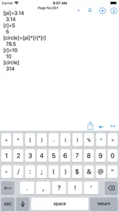 Calc.Note screenshot 4
