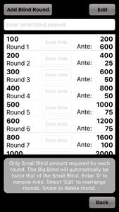 Poker Blinds Timekeeper screenshot 4