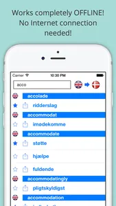 English Danish Dictionary+++ screenshot 0