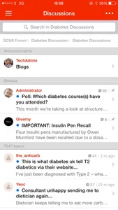 Diabetes Forum screenshot 1