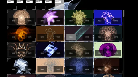 VOSC Visual Particle Synth screenshot 1