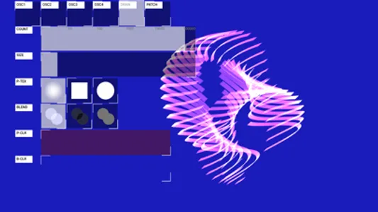 VOSC Visual Particle Synth screenshot 3