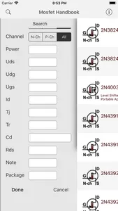 Mosfet Handbook screenshot 1