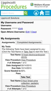 Lippincott Procedures screenshot 2