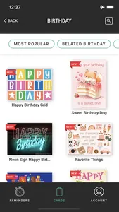 BirthdayAlarm: eCard Reminders screenshot 1