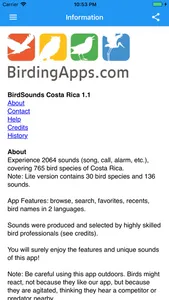 BirdSounds Costa Rica screenshot 3