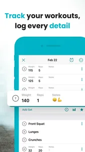 RepCount - Gym Workout Tracker screenshot 1