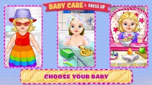 Baby Care & Dress Up - Love & Have Fun with Babies screenshot 0