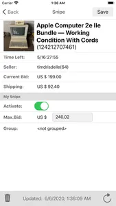 Auction Bid Sniper: Myibidder screenshot 2