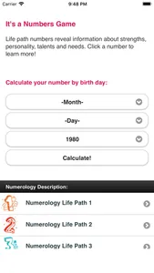Numerology Horoscope screenshot 0