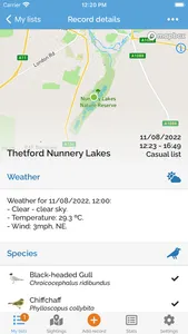 BirdTrack screenshot 1