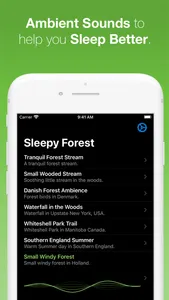Ambient Sounds for Sleep screenshot 0