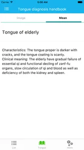 Tongue diagnosis handbook screenshot 2