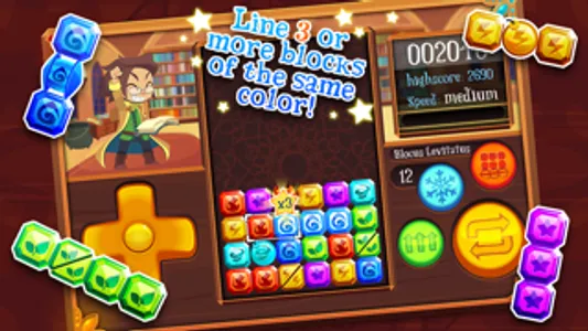 Magic Match - Matching Puzzle Game with Mage Characters screenshot 0