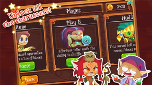 Magic Match - Matching Puzzle Game with Mage Characters screenshot 2