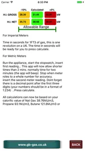 GB Gas Rate Calculator screenshot 2