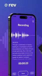 Rev: Record & Transcribe screenshot 0