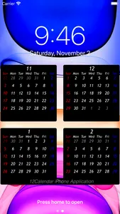 12Calendar screenshot 0