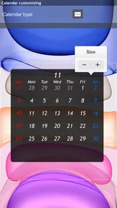 12Calendar screenshot 3