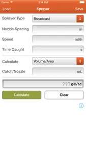 Calibrate My Sprayer screenshot 1