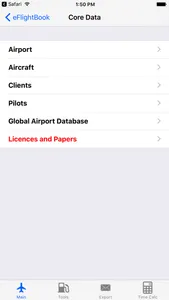 eFlightBook Pro screenshot 2