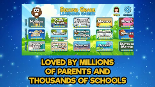 Second Grade Learning Games SE screenshot 3