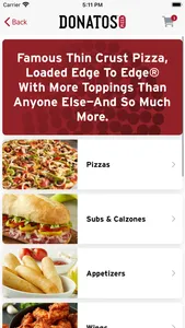 Donatos Pizza screenshot 2