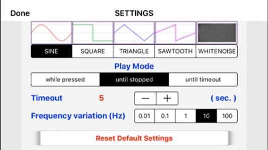 iTuningFork - Tone Generator screenshot 1