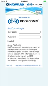 Hayward PoolComm® screenshot 0