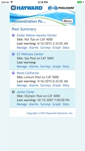 Hayward PoolComm® screenshot 1