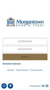 Morgantown Bank Mobile Banking screenshot 0