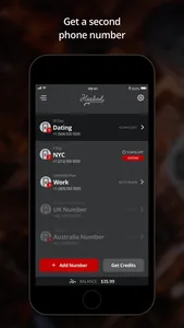 Hushed: US Second Phone Number screenshot 0