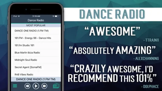 Dance Radio+ screenshot 1