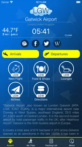 Gatwick Airport (LGW)+ Radar screenshot 1