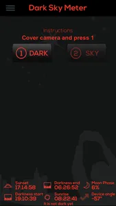 Dark Sky Meter screenshot 0